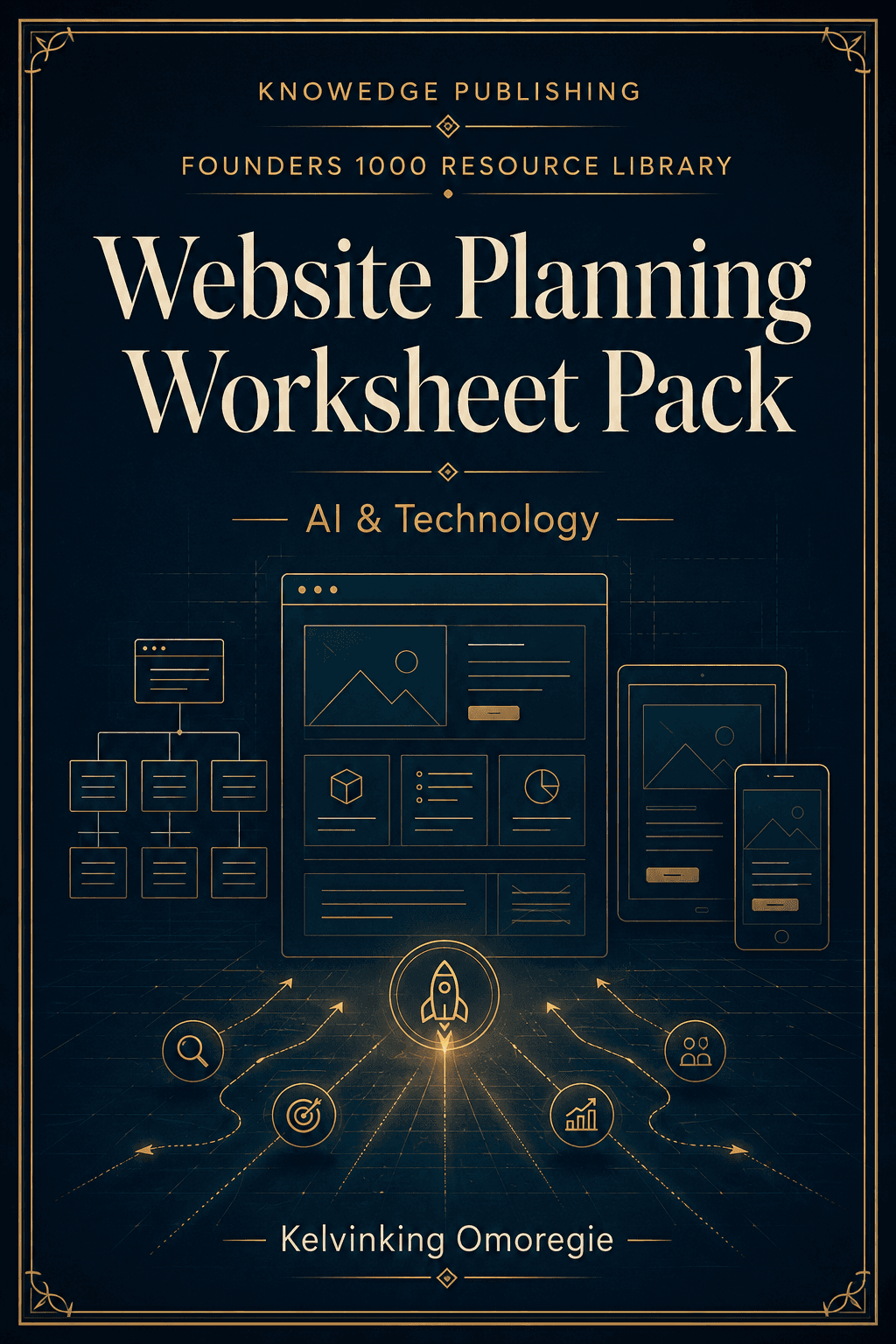 Cover of Website Planning Worksheet Pack